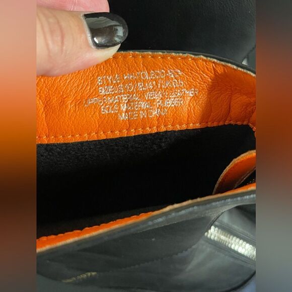 French Connection Size 10 Julie Black Zipper Combat Boots - Picture 4 of 7